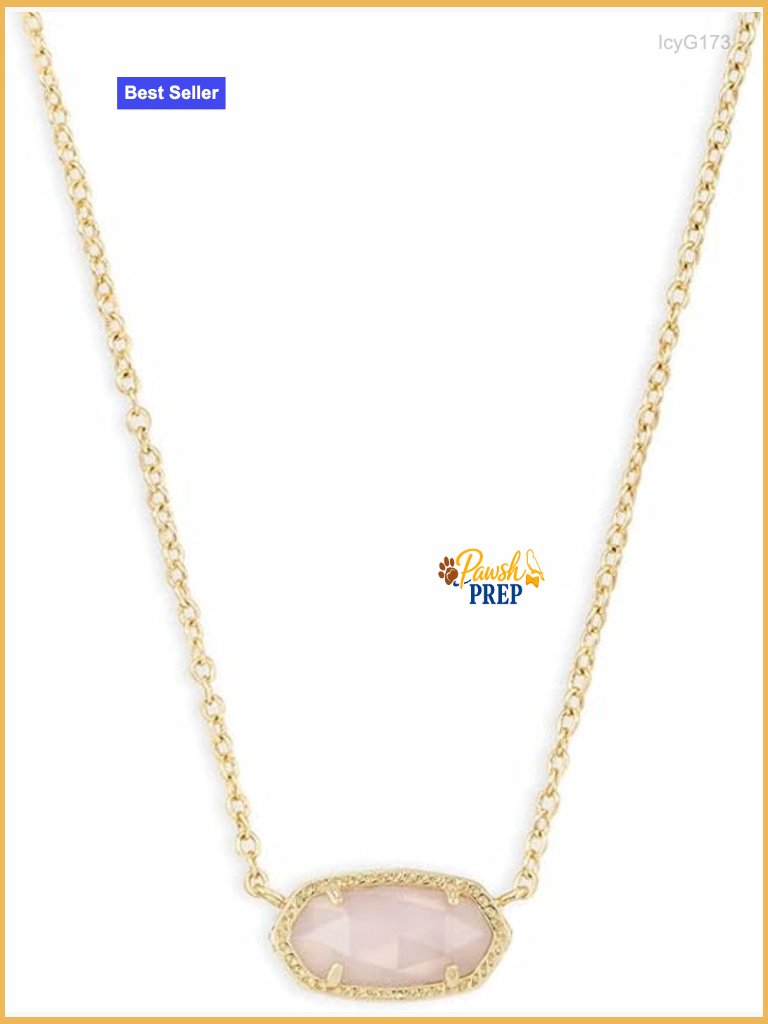 14k Gold Plated Pendant Necklace With 15" Chain And Lobster Clasp